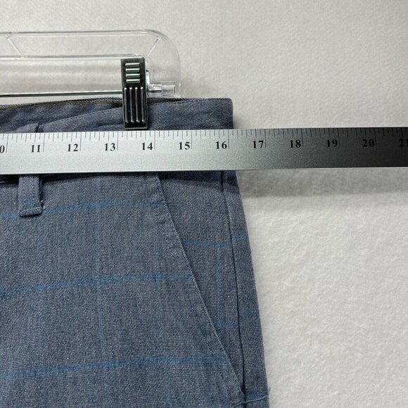 Brixton Shorts Mens Size 32 Toil II Chino Flat Front Walking Stretch Cotton Blue - Picture 10 of 11